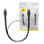 Baseus Cat 7 UTP Ethernet RJ45 kábel lapos 0,5m fekete