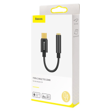 Baseus catl54-01 usb-c - 3,5 mm jack fekete adapte kábel és adapter