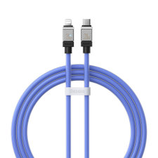 Baseus Coolplay USB-C apa - Lightning apa Adat- és töltőkábel - Kék (1m) kábel és adapter