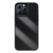Baseus Crystal iPhone 13 Pro átlátszó Tok #fekete tok és táska
