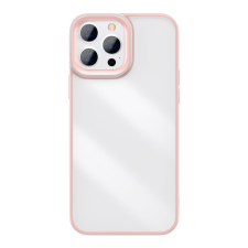 Baseus Crystal iPhone 13 Pro átlátszó tok, rózsaszín, (ARJT001004) (ARJT001004) - Telefontok tok és táska