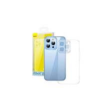 Baseus Crystal iPhone 13 Pro telefontok (átlátszó) + edzett üvegfólia + tisztító készlet tok és táska