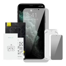 Baseus Crystal Privacy Protection Tempered Glass 0.3mm for iPhone X/XS mobiltelefon kellék
