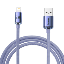 Baseus Crystal Shine USB-A - Lightning kábel 2m lila (CAJY000105) kábel és adapter