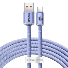  Baseus Crystal Shine USB-C USB-kábel 100W 2m Violet kábel és adapter