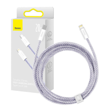 Baseus Dynamic 2 Series USB-C-Lightning kábel 20W, 2m (Lila) kábel és adapter