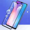 Baseus előlap védő karcálló edzett üveg - 0,3mm, 9H, A TELJES KIJELZÕT VÉDI! - FEKETE - Xiaomi Mi 9 / Xiaomi Mi 9 Explorer - GYÁRI