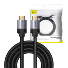 Baseus Enjoyment Series HDMI 2.0 kábel, 4K, 3D, 2 m (fekete-szürke) kábel és adapter