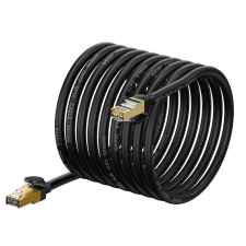 Baseus Ethernet RJ45 hálózati kábel 10Gbps 15m fekete (WKJS010801) kábel és adapter