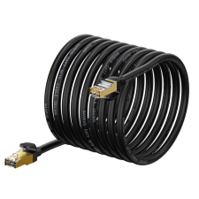 Baseus Ethernet RJ45 hálózati kábel 10Gbps 15m fekete (WKJS010801) (WKJS010801) kábel és adapter