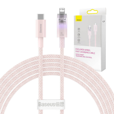 Baseus Fast Charging cable Baseus USB-A to Lightning Explorer Series 2m 20W (pink) kábel és adapter
