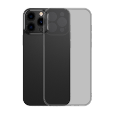 Baseus Frosted Glass védőtok iPhone 13 Pro Max készülékhez fekete (ARWS000501) tok és táska
