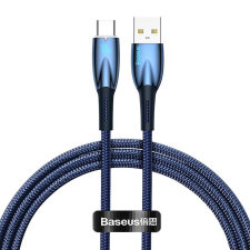 Baseus Glimmer Series USB USB-C kábel 100W 1m kék (CADH000403) (CADH000403) mobiltelefon kellék