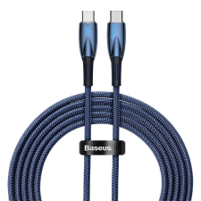 Baseus Glimmer USB-C - USB-C kábel 100W 2m (CADH000803) #kék kábel és adapter