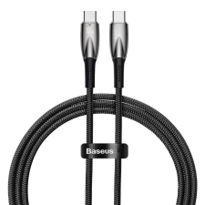 Baseus Glimmer USB-C - USB-C töltőkábel 100W 1m fekete (CADH000701) kábel és adapter