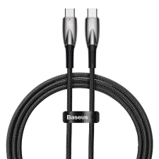 Baseus Glimmer USB-C - USB-C töltőkábel 100W 1m fekete (CADH000701) (CADH000701) - Adatkábel mobiltelefon kellék
