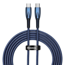 Baseus Glimmer USB-C USB-C töltőkábel 100W 2m kék (CADH000803) kábel és adapter