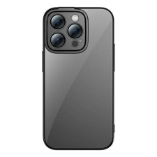 Baseus Glitter Transparent Case and Tempered Glass set for iPhone 14 Pro Max (black) mobiltelefon kellék
