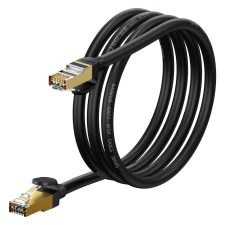 Baseus hálózati kábel (CAT7) RJ45, 10 Gbps, 1.5m, fekete (WKJS010201) kábel és adapter