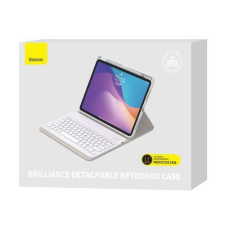 Baseus iPad Pro 11 Case Brilliance with Keyboard (QWERTY), White (ARJK000002) tablet kellék