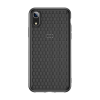 Baseus iPhone XR 6.1 BASEUS BV 2. generációs szilikon telefonvédő fonott minta FEKETE