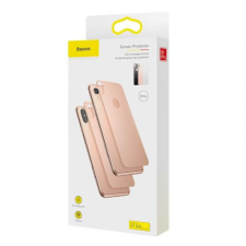 Baseus iPhone Xr T-Glass hátlapvédő fólia, 0,3mm, ívelt (fekete) mobiltelefon kellék