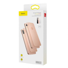 Baseus iPhone Xs 0.3 mm Full coverage curved T-Glass rear Protector Gold (SGAPIPH58-BM0V) (SGAPIPH58-BM0V) mobiltelefon kellék