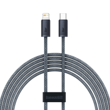 Baseus kábel iPhone USB tokhoz C - Lightning 2M, Power Diving 20w szürke (Cald000116) mobiltelefon kellék