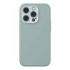 Baseus Liquid Silica iPhone 14 Pro Tok, üvegfólia és tisztító készlet (zöld) tok és táska