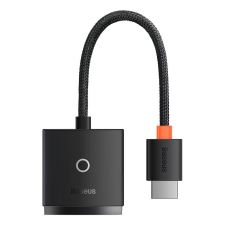 Baseus Lite Series HDMI-VGA adapter fekete (WKQX010101) (WKQX010101) kábel és adapter
