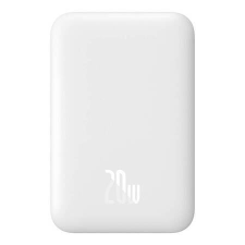 Baseus Magnetic Mini Powerbank 6000mAh 20W fehér (P10059002223-00) (P10059002223-00) power bank