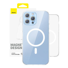 Baseus Magnetic Phone Case for iP 13 PRO MAX Baseus OS-Lucent Series (Clear) tok és táska
