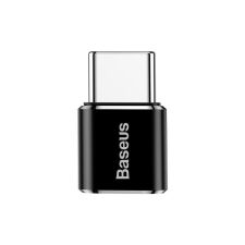 Baseus Micro USB-C - USB adapter, fekete (CAMOTG-01) (CAMOTG-01) kábel és adapter