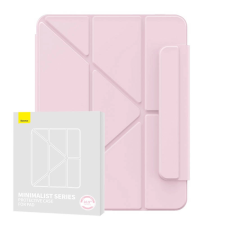 Baseus minimalist baby pink mágneses tok ipad 10 10,9" tablet tok