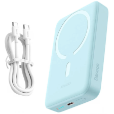 Baseus Overseas Magnetic Mini Power Bank 10000mAh 30W világoskék power bank