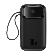 Baseus P10055009113-00 Powerbank QPow 2 20000mAh 30W 2xUSB-C - Fekete (P10055009113-00) power bank