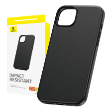 Baseus Phone Case for iPhone 15 ProMax Baseus Fauxther Series (Black) tok és táska