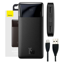 Baseus PPBD050001 Bipow Powerbank 10000mAh, 15W, Fekete power bank