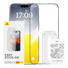 Baseus Sapphire edzett üvegfólia 0,3 mm iPhone 15 ProMax mobiltelefon kellék