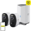 Baseus Security N1 Plus 2K kültéri biztonsági kamera 2× KIT (fehér) (S0TY002131)