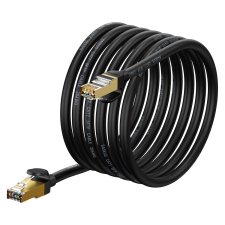 Baseus Speed Seven nagy sebességű hálózati kábel RJ45 10Gbps 5m fekete (WKJS010501) kábel és adapter