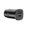 Baseus Square autós töltő PPS QC4.0 / PD3.0 5A 30W, fekete (CCALL-AS01) (CCALL-AS01)