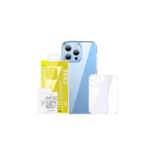 Baseus SuperCeramic átlátszó üvegtok és üvegfólia iPhone 14 Plus tok és táska