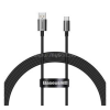 Baseus SUPERIOR adatkábel (USB - Type-C, 100W, PD gyorstöltő, 150cm, törésgátló) FEKETE (P10320102114-01)