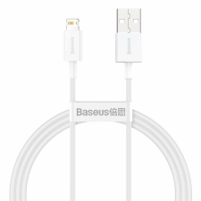 Baseus Superior Series Fast Charging Data USB-A apa 2.0 - Lightning apa Adat és töltőkábel - Fehér (1m) kábel és adapter