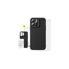 Baseus Synthetic Fiber Series telefontok iPhone 15 Pro + edzett üvegfólia tok és táska