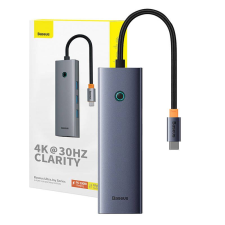 Baseus UltraJoy 6 az 1-ben Hub (B00052802811-00) (B00052802811-00) hub és switch