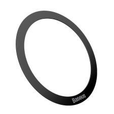 Baseus univerzális kerek lemez / mágneses fémgyűrű kompatibilis a MagSafe fekete (2 db / készlet) mobiltelefon kellék