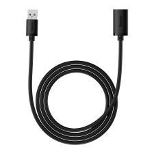 Baseus USB 3.0 hosszabbító kábel 1.5m Baseus AirJoy Series - fekete kábel és adapter