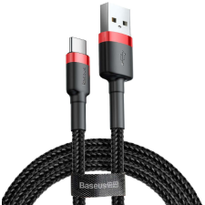 Baseus USB-C gyors kábel 2A 2m (CATKLF-C91) #fekete-piros kábel és adapter